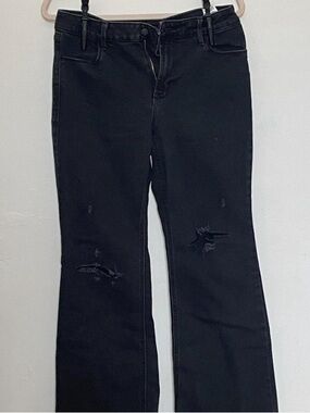 black old navy flare jeans